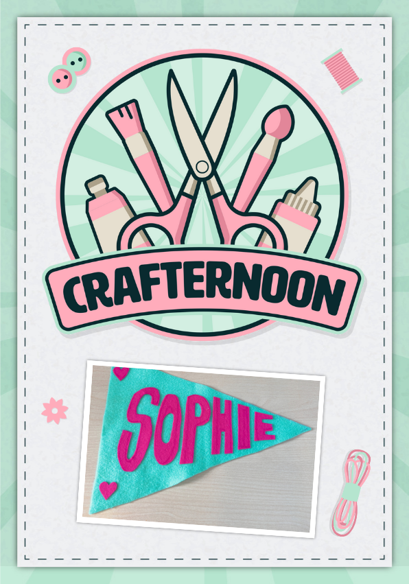 Felt Name Banner - Crafternoon